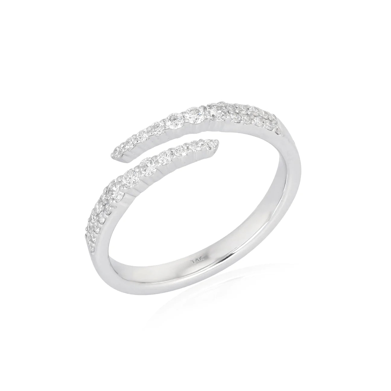 Diamond Wrap Pinky Ring
