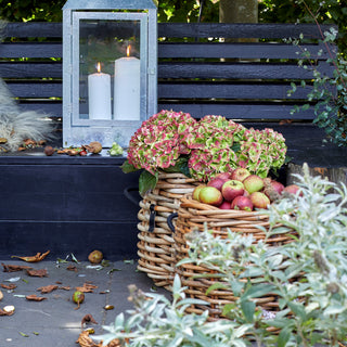 A2 living Rattan rund blomsterkurv maxi lav Ø45