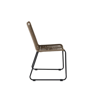 Venture Design Lindos stol sort/latte