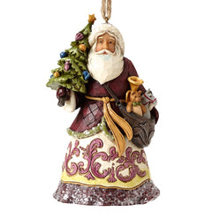 Jim Shore Santa ornaments
