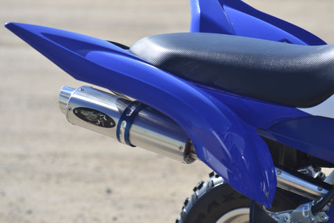 Yamaha Raptor 700 Barker's Exhaust with Blue Billet Clamp