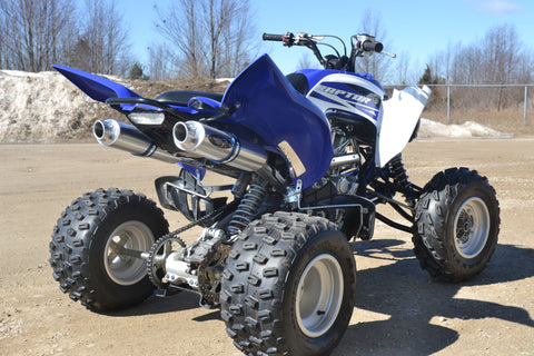 Barker's Dual Exhaust on 2015 Yamaha Raptor 