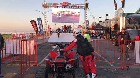 First off the line at the 2017 San Felipe 250 - Competitive Sportsman Quad Class