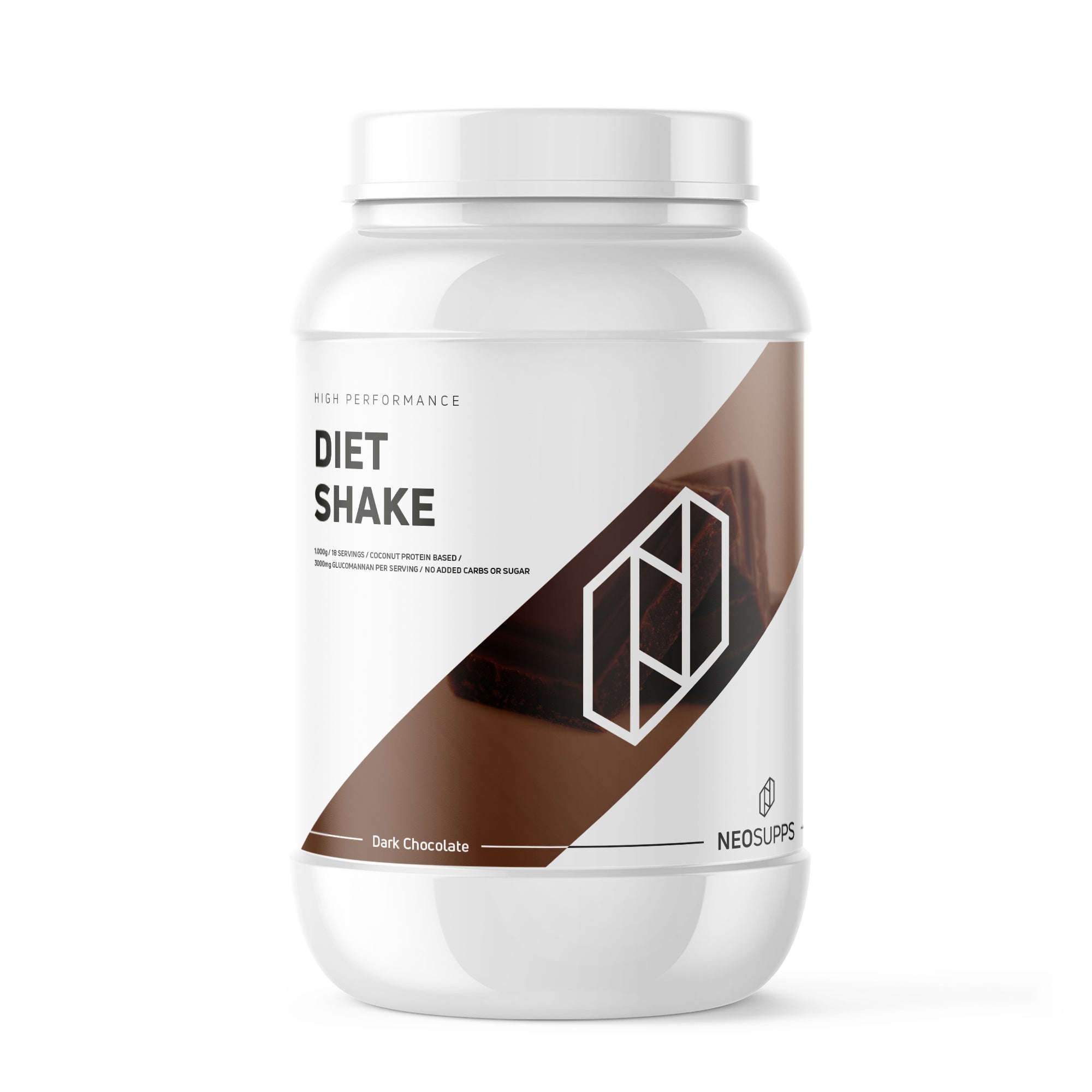 Diet Shake 1kg Dunkle Schokolade Neosupps Gmbh