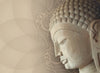 Acrylglasbild Laechelnder Buddha Querformat Crop