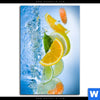 Acrylglasbild Obst Unter Wasser Hochformat Motivvorschau