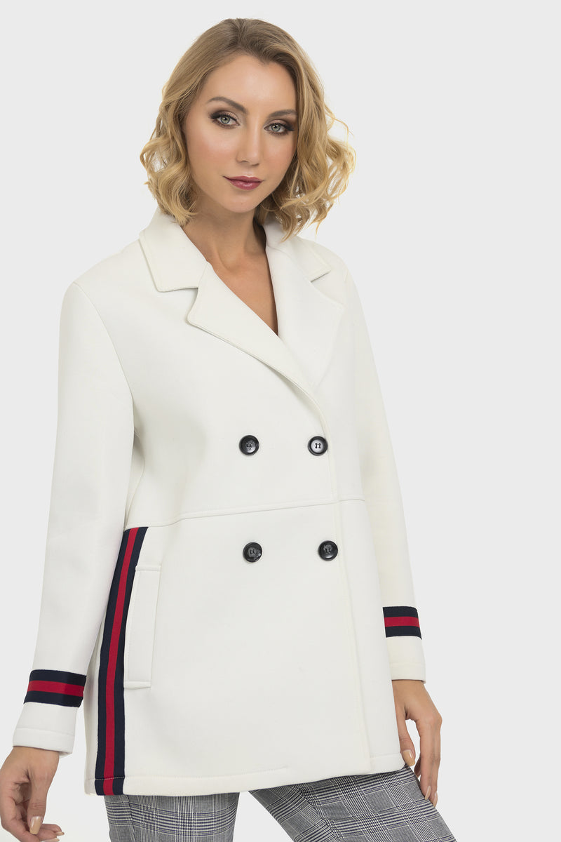 womens off white peacoat