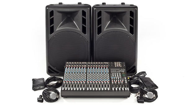 Carvin Audio C1648P-PM15 1600W powered Complete PA System