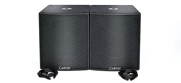 Carvin Audio SCX SUBA 2800W Active Sub woofer package