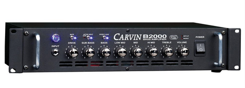 B2000 Lightweight Mono Block 2050W Bass Amp Head