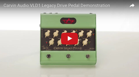 Carvin Audio Vai VLD1 Legacy Drive Pedal Demonstration Video