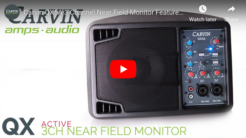 QX5A Active 3 Channel Near Field Monitor Demo Video