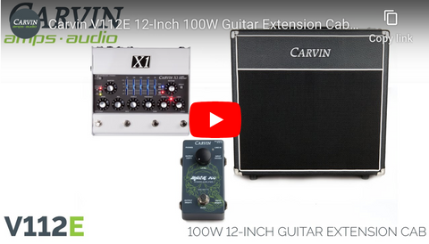 V112E 1x12 Guitar Extension Cabinet Demo Video
