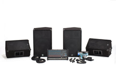 Carvin Audio RX1200L Series Powered Sound System Package with monitor system