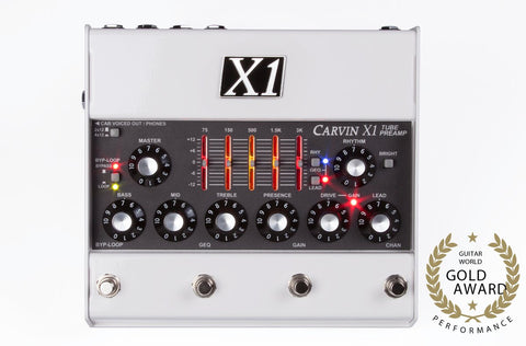 X1 wins Gold Award from Guitar World Magazine