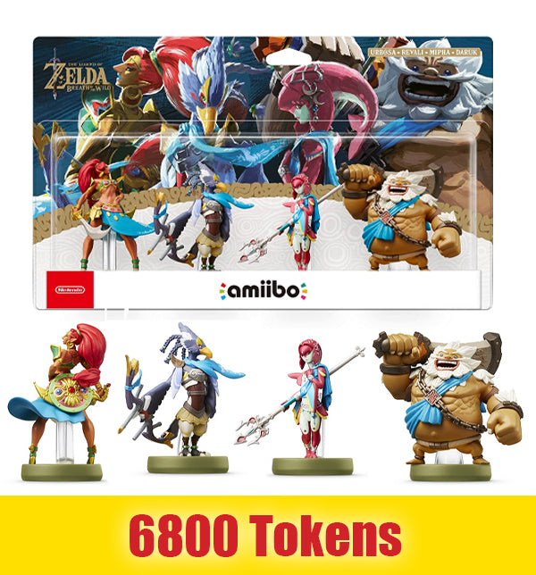 Prize: Legend of Zelda Breath of Wild Amiibos - The Champions Pack