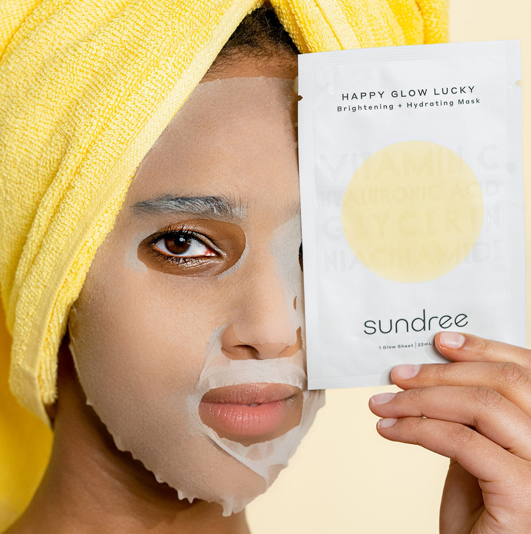 atmosfeer Rusteloos kapok Sundree Happy Glow Lucky Vitamin-C Infused Hydrating Sheet Mask