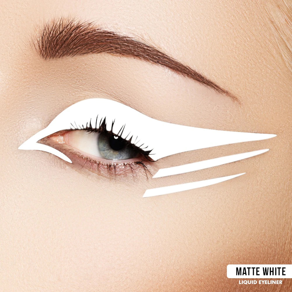 White Eyeliner - Matte Liquid, Waterproof & Smudge Proof - Recode