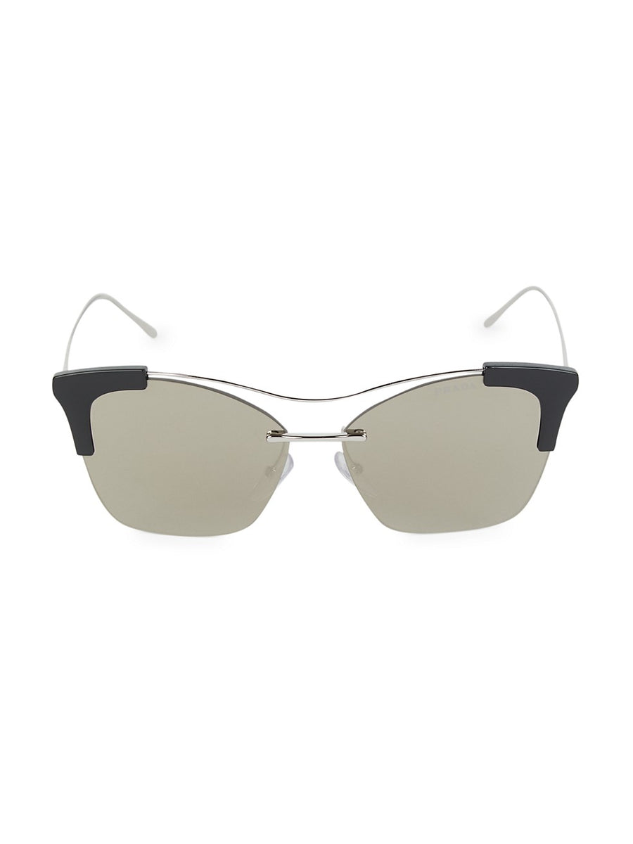 prada 00mm cat eye shield sunglasses