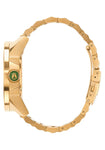 Nixon Corporal Stainless Steel Gold Green Sunray Watch - A346 3416-00