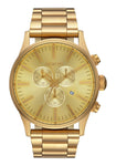 Nixon Sentry Chrono Gold Watch - A386 502-00
