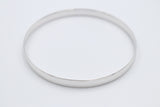 9ct White Gold Solid Bangle
