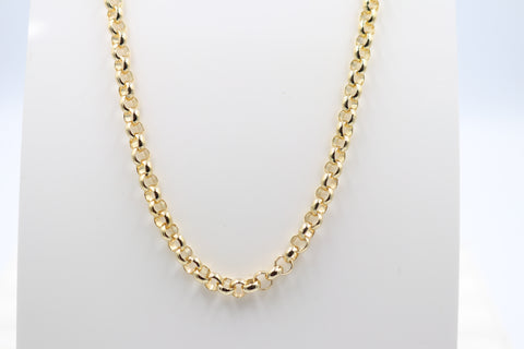 9ct Gold Heavy Belcher Chain 50cms