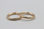 9ct Gold Round Hoops