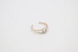 9ct Gold Ladies Gold Horse Shoe Toe Ring