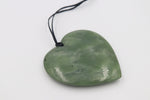 New Zealand Greenstone Heart with Engraving