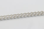 Sterling Silver Heavy Curb Bracelet