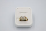 10K yellow gold Gold Diamond Set ring with 0.25 carat of Diamonds with Eternity