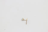9ct Gold Genuine Opal Nose Stud
