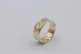 9ct Gold Wedding Band 8mm wide