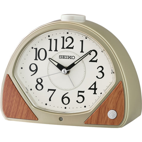 Seiko Bedside Bell Alarm Clock QHK057-G
