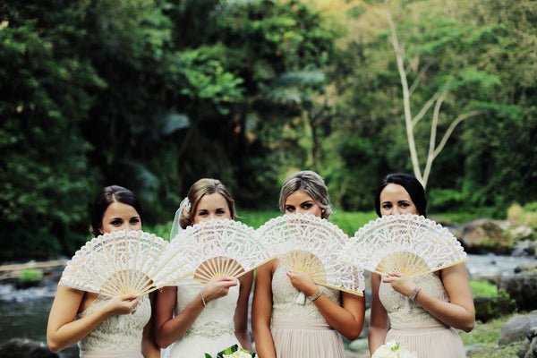 Kezani Real Wedding - Renee and her bridesmaids