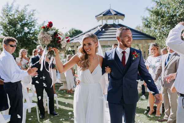 Just Married - Perth weddings - Wedding photographer Bronnie Joel
