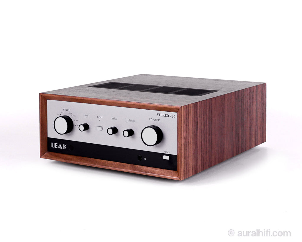 New Leak Stereo 230 // Integrated Amplifier / Walnut Cabinet For Sale HiFi