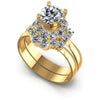 Round Diamonds 1.25CT Bridal Set in 14KT White Gold