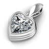 Heart Diamonds 0.35CT Solitaire Pendant in 14KT Rose Gold
