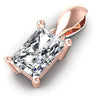 Radiant Diamonds 0.35CT Solitaire Pendant in 18KT Rose Gold