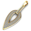 Round Diamonds 0.75CT Fashion Pendant in 14KT Rose Gold