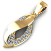 Round Diamonds 0.45CT Fashion Pendant in 14KT Rose Gold