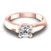 Princess Diamonds 0.35CT Solitaire Ring in 18KT Yellow Gold