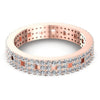 Round Diamonds 0.80CT Eternity Ring in 18KT Rose Gold