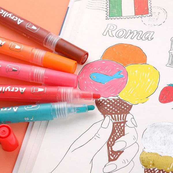 36 Colors Acrylic Marker Pens