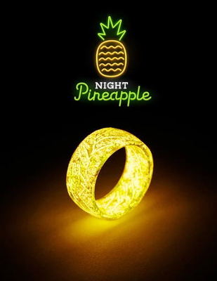 3UMeter New Design Luminous Ring Finger Ring Fashion Multicolor Men Rings Romantic  Glow Ring For Women And Men Ring Gift