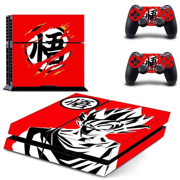 Dragon Ball Super PS4 Stickers Play station 4 Skin Sticker Decals Cover For PlayStation 4 PS4 Console and Controller Skins Vinyl