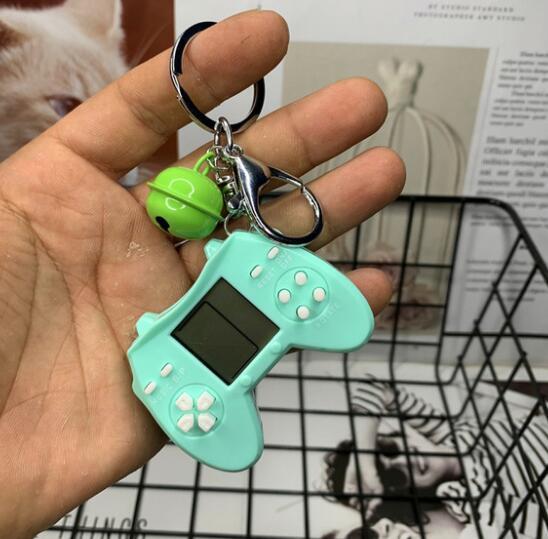 Retro Game Console Keychain Built-in 7 Games