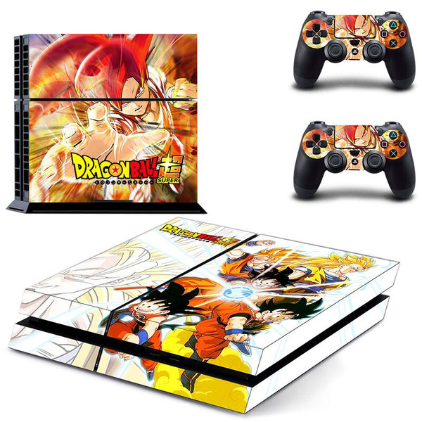 Dragon Ball Super PS4 Stickers Play station 4 Skin Sticker Decals Cover For PlayStation 4 PS4 Console and Controller Skins Vinyl